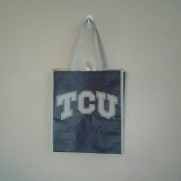 TCU  Horned Frogs Habitotes reusable shopping bags set of 2 NWT - Picture 5 of 16
